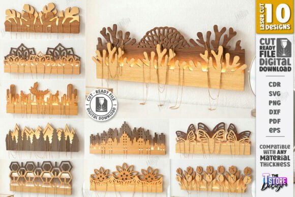 Create H1 From Wall Jewelry Organizers Laser Cut Bundle MAXIMUM 60 CHARACTERS
