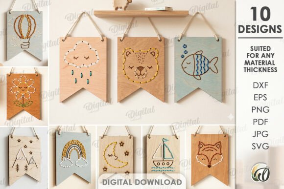 Create Stunning Laser Cut Designs with Wood Lace Banners
