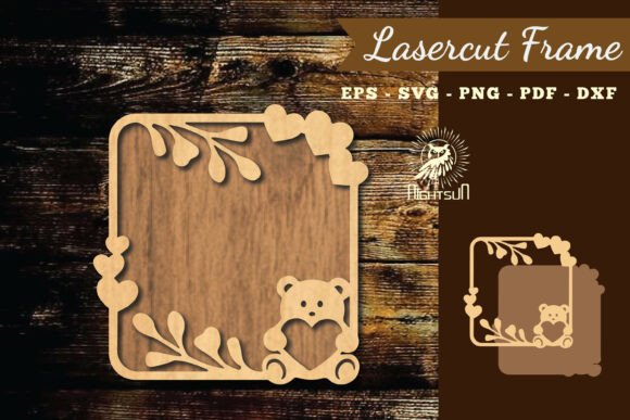 Floral Heart Lasercut Frame SVG 3: Elegant Design Asset