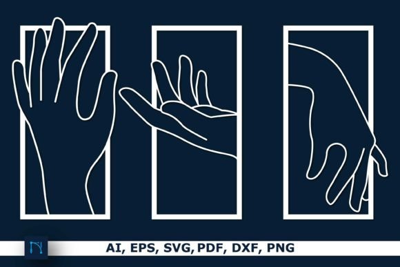 Hand Metal Wall Decor SVG Bundle