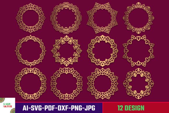 Mirror Frame Svg Bundle, Photo Frames 13