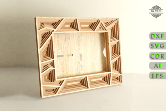 Multilayer Photo Frame: A Modern Design Asset