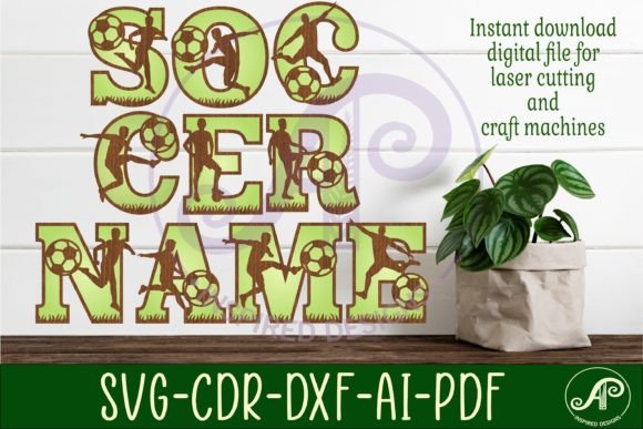 Soccer/Football Alphabet Letters Male P