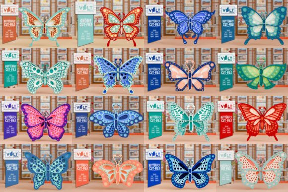 Stunning 3D Butterfly SVG Files for Laser Cutting & Crafting